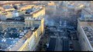 The best way to watch a Polish riot Is via remote helicopter